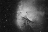 NGC 281, The Pacman Nebula in Ha 
