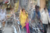   rickshaw ride to the Ganges