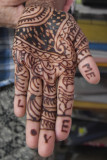Laxmi's beautiful hand