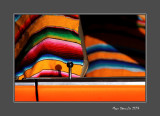 Blanket in a 50s American car