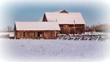 Winter Barn At Dawn 20131128