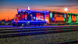 CP Holiday Train 2014 At Sunrise 20141129