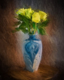 Yellow Roses Still Life P1200090-2 'Art'