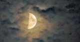 Clouded First Quarter Moon P1200939