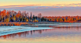 Freezing Rideau Canal At Sunrise P1220617-8