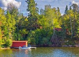 Longbow Lake Boathouse 20050913