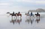 Riding on the Beach