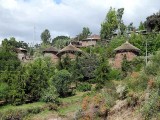 Amhara settlement in Lalibela. Ethiopia. Now most of the people have moved to modern houses.