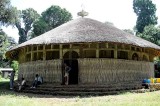 Azwa Mariam monastery on Zeghie Peninsula, Tana Lake. Ethiopia.