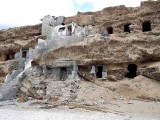 Habitations troglodytiques  Tifnit, Maroc.