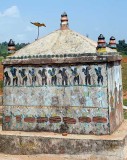 Gond memory pillar made of stone