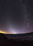 Zodiacal Light, Crescent Moon and the Milkyway