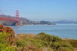 <strong>San Francisco<br><br>Vue du pont Golden Gate<br>View of the Golden Gate Bridge</strong>