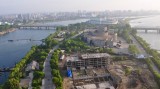 From the hotelisland where they keep foreigners. I call it Alcatraz its the Yanggakdo. Far prefer the Koryo.