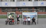 bus stop adverts devoid of brand names