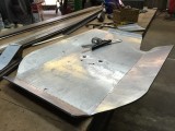 Skid plate bending complete