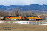 BNSF 6153 North At Highland, CO