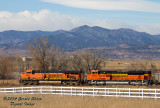 BNSF 5962 DPU At Highland, CO