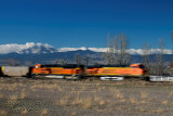 BNSF 5903 North Blurr Shot At Highland, CO