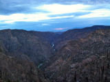 Black Canyon of the Gunnison at sunset: Gunnison Co., CO