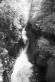 High Falls Gorge waterfall in IR