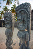 Statues at Puuhonua o Honaunau