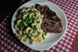Steak, Pasta and Peas - 08