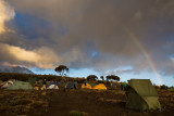 Rainbow at sunset!