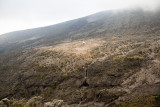 The abandoned Barranco camp, as seen from the wall.