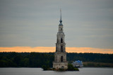 Kalyazin Bell Tower - Volga River at sundown