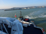 Leaving England after a day in Dover 23 Mar, 15