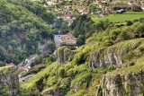 A view of Cheddar from on top of the Gorge