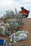 On Hastings beach