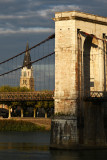 Avignon to Lyon, by the river Rhone, France