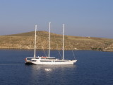 Anchoring off Delos