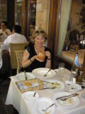 Having lunch in the Athens Plaka