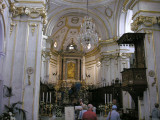 Interior of Positano cathedral