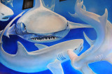 shark mural