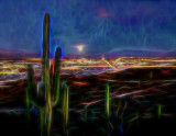 Moonrise of Tucson  #1
