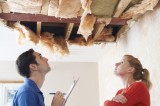 ceiling water damage repairs needed with remodeling contractor