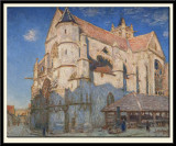 Eglise de Moret, temp de gele, 1893