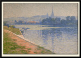 Rouen et lIle Lacroix, vus du cours-la-Reine, 1891-1895