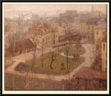 Bird's-eye view of a Hospital Courtyard, 1900 