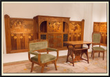  Cabinets and marquetry panels.