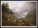 The Cascades at Tivoli with a Storm Approaching, 1824