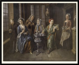 A Tea Party, about 1720
