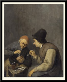 Two Peasants Smoking, about 1650-60