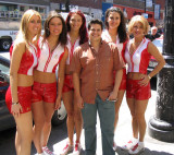 JR and the Budweiser Girls