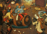 Bruegel the Elder, Fight between Carnival and Lent, detail 1