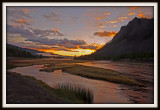 Yellowstone Sunrise Painted